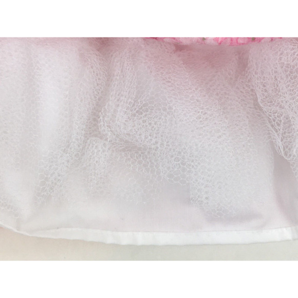 Girls Dress pink 24 mos Tulle Quilters Exclusively Fabric Country - Picture 8 of 16